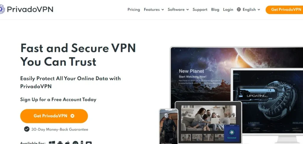 PrivadoVPN best premium VPN